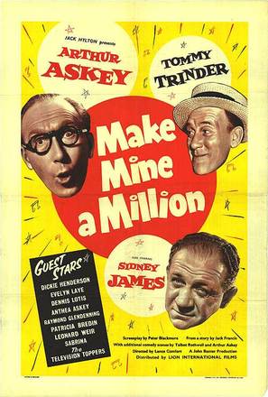 Make Mine a Million - British Movie Poster (thumbnail)