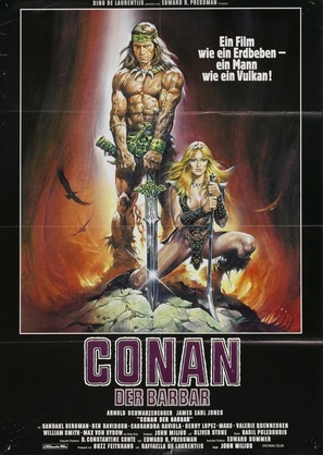 Conan The Barbarian - German Movie Poster (thumbnail)