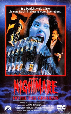Nightmare on the 13th Floor - German VHS movie cover (thumbnail)