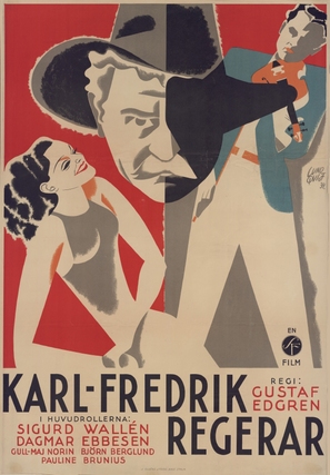 Karl Fredrik regerar - Swedish Movie Poster (thumbnail)