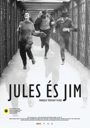 Jules Et Jim - Hungarian Movie Poster (thumbnail)