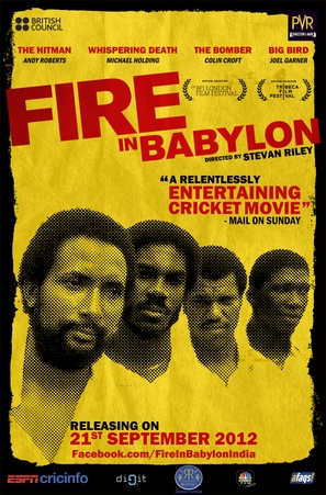 Fire in Babylon - Indian Movie Poster (thumbnail)
