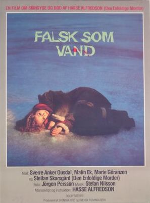 Falsk som vatten - Danish Movie Poster (thumbnail)