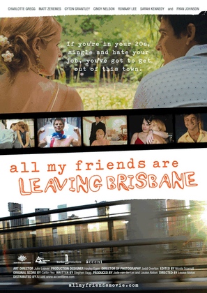 All My Friends Are Leaving Brisbane - Australian Movie Poster (thumbnail)