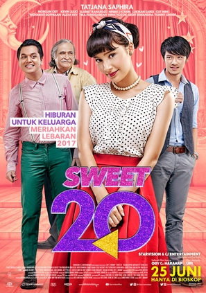 Sweet 20 - Indonesian Movie Poster (thumbnail)