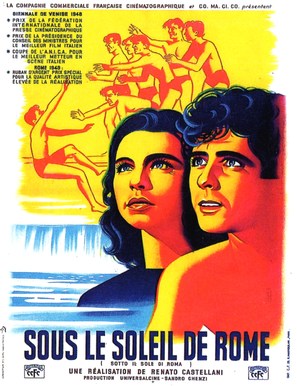 Sotto il sole di Roma - French Movie Poster (thumbnail)
