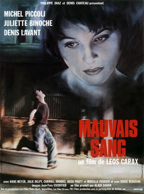Mauvais sang - French Movie Poster (thumbnail)