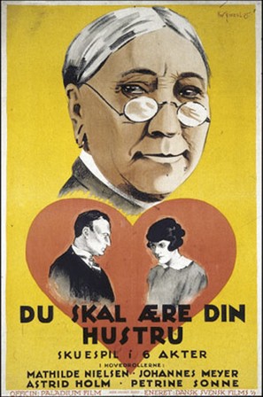 Du skal &aelig;re din hustru - Danish Movie Poster (thumbnail)