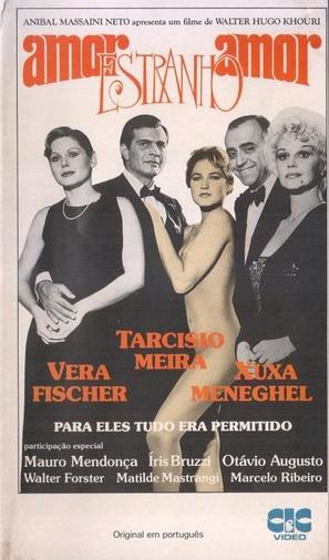 Amor Estranho Amor - Brazilian VHS movie cover (thumbnail)