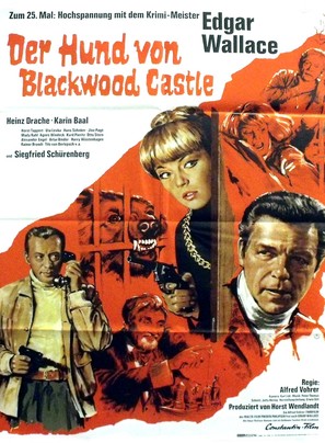 Der Hund von Blackwood Castle - German Movie Poster (thumbnail)