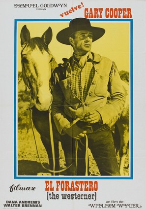 The Westerner - Spanish Movie Poster (thumbnail)