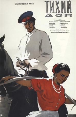 Tikhiy Don - Soviet Movie Poster (thumbnail)