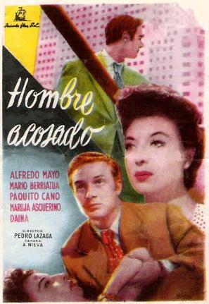 Hombre acosado - Spanish Movie Poster (thumbnail)