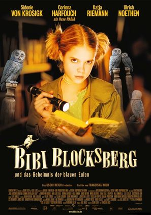 Bibi Blocksberg und das Geheimnis der blauen Eulen - German Movie Poster (thumbnail)