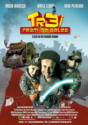 Trei frati de belea - Romanian Movie Poster (thumbnail)