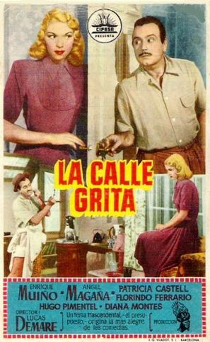 La calle grita - Spanish Movie Poster (thumbnail)