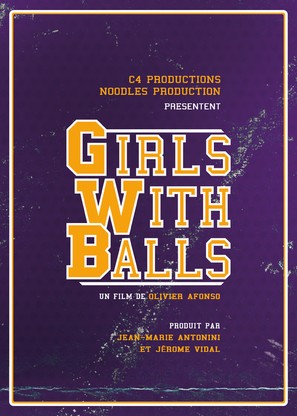 Girls with Balls - French Movie Poster (thumbnail)