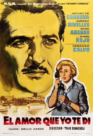 El amor que yo te di - Spanish Movie Poster (thumbnail)
