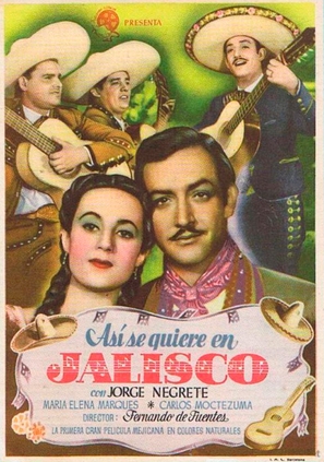 As&iacute; se quiere en Jalisco - Spanish Movie Poster (thumbnail)