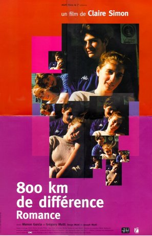 800 km de diff&eacute;rence - Romance - French Movie Poster (thumbnail)