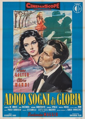 Addio sogni di gloria - Italian Movie Poster (thumbnail)