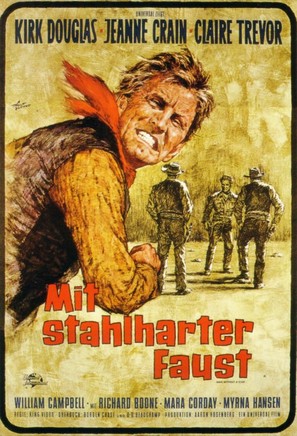 Man Without a Star - German Movie Poster (thumbnail)
