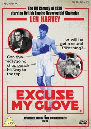 Excuse My Glove - British DVD movie cover (thumbnail)