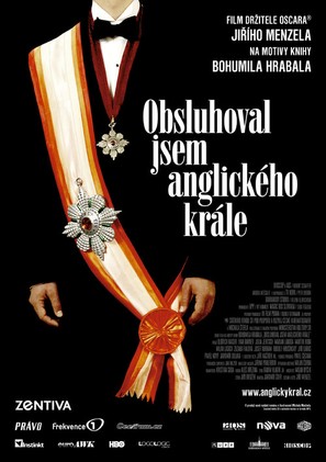 Obsluhoval jsem anglick&egrave;ho kr&aacute;le - Czech Movie Poster (thumbnail)