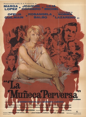La mu&ntilde;eca perversa - Mexican Movie Poster (thumbnail)