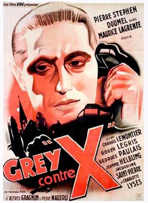 Grey contre X - French Movie Poster (thumbnail)