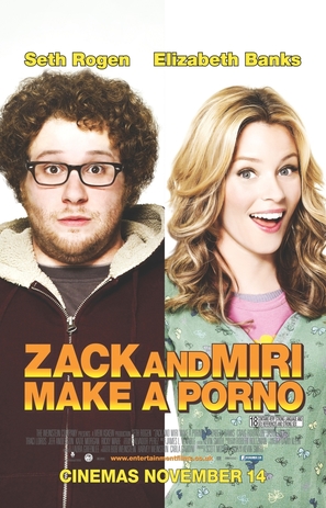 Zack and Miri Make a Porno - British Movie Poster (thumbnail)