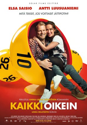 Kaikki oikein - Finnish Movie Poster (thumbnail)