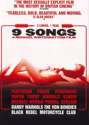 9 Songs - DVD movie cover (thumbnail)