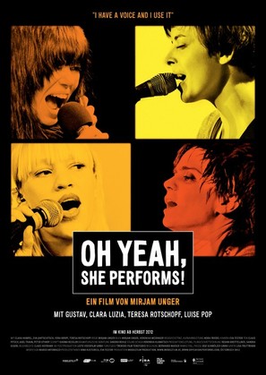 Oh Yeah, She Performs! - German Movie Poster (thumbnail)