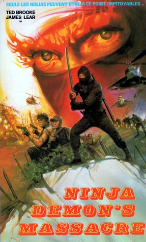 Ninja Demon&#039;s Massacre - French VHS movie cover (thumbnail)