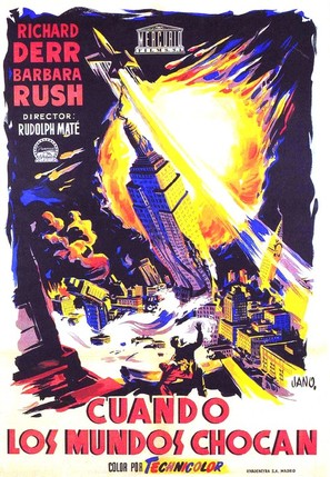 When Worlds Collide - Spanish Movie Poster (thumbnail)