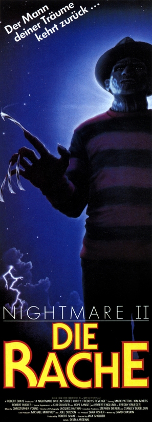 A Nightmare On Elm Street Part 2: Freddy&#039;s Revenge - German Movie Poster (thumbnail)