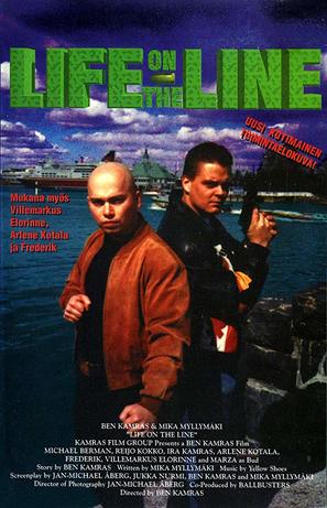 Life on the Line - Finnish VHS movie cover (thumbnail)