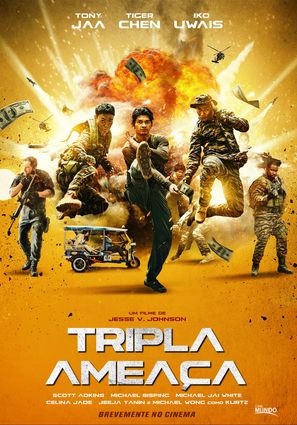 Triple Threat - Portuguese Movie Poster (thumbnail)