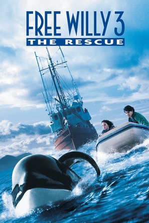 Free Willy 3: The Rescue - VHS movie cover (thumbnail)