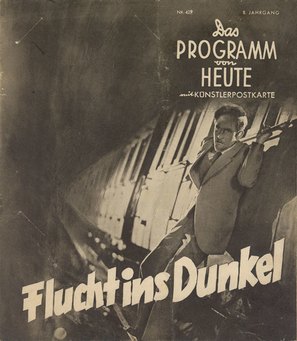 Flucht ins Dunkel - German Movie Poster (thumbnail)