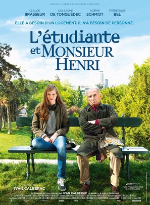 L&#039;&eacute;tudiante et monsieur Henri - French Movie Poster (thumbnail)
