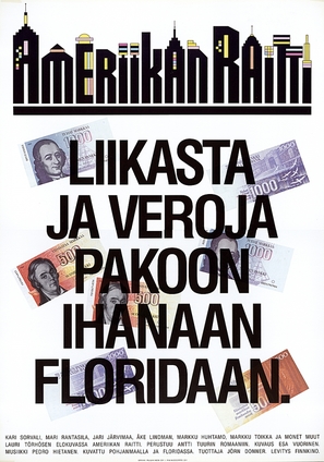 Ameriikan raitti - Finnish Movie Poster (thumbnail)