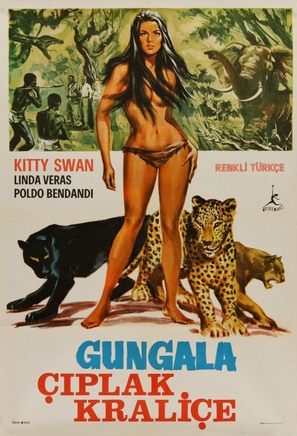 Gungala la vergine della giungla - Turkish Movie Poster (thumbnail)