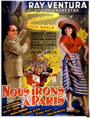 Nous irons &agrave; Paris - Belgian Movie Poster (thumbnail)