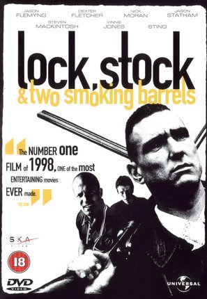 Lock Stock And Two Smoking Barrels - British DVD movie cover (thumbnail)