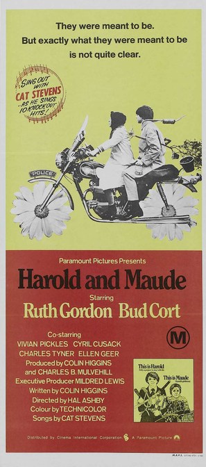 Harold and Maude - Australian Movie Poster (thumbnail)