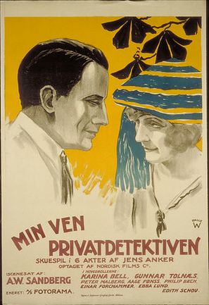 Min ven privatdetektiven - Danish Movie Poster (thumbnail)