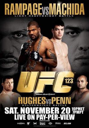 UFC 123: Rampage vs. Machida - Movie Poster (thumbnail)