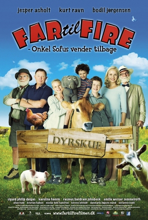 Far til fire - Onkel Sofus vender tilbage - Danish Movie Poster (thumbnail)